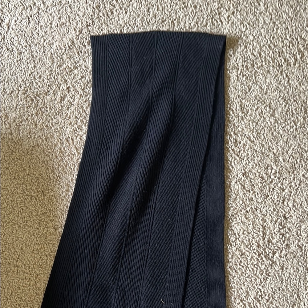 Black 100% Wool Scarf